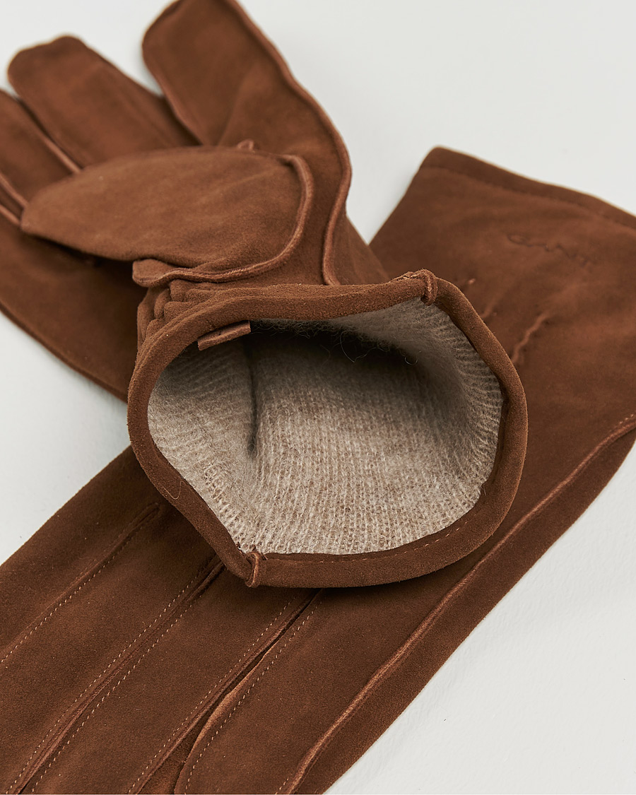 Mies |  | GANT | Classic Suede Gloves Clay Brown