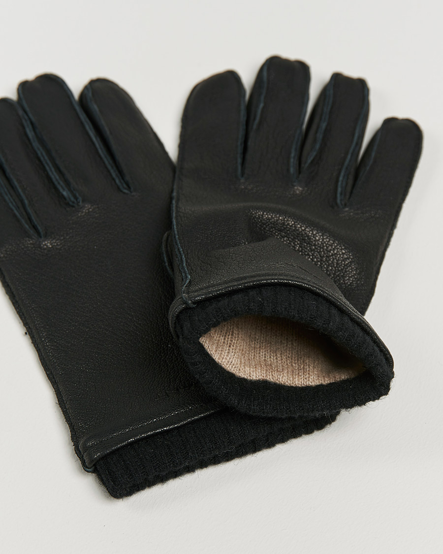 Mies | GANT Leather Gloves Black | Gant | Leather Gloves Black
