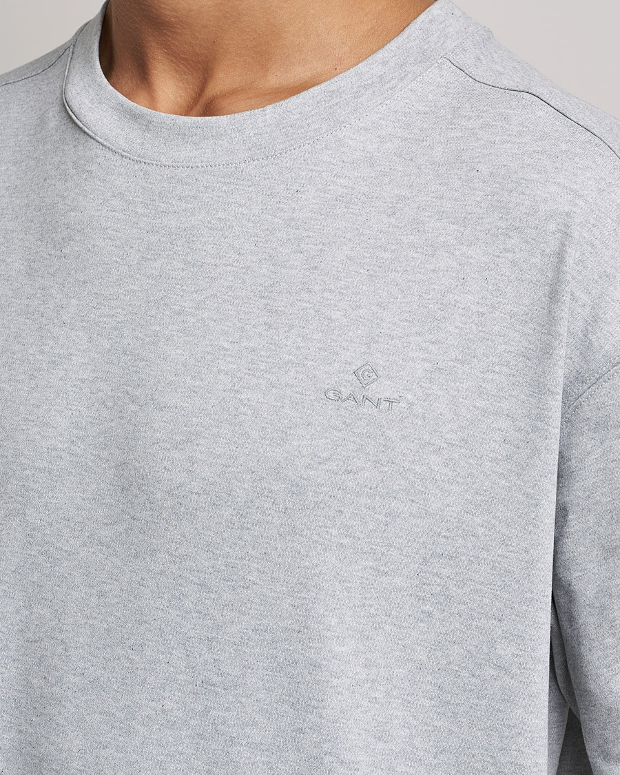 Mies | Yöpuvut ja kylpytakit | GANT | Premium Loungewear Set Light Grey Melange