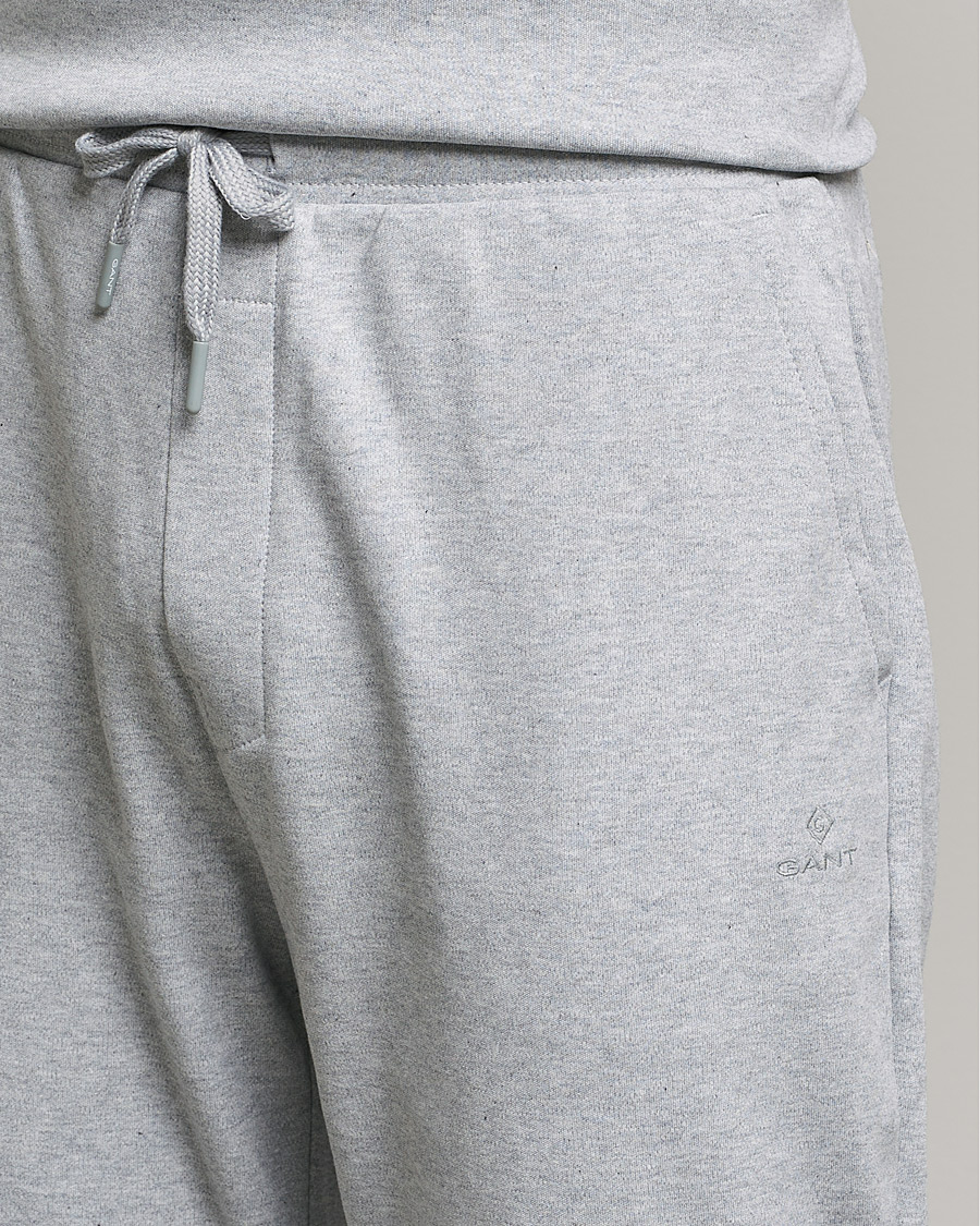 Mies | Yöpuvut ja kylpytakit | GANT | Premium Loungewear Set Light Grey Melange