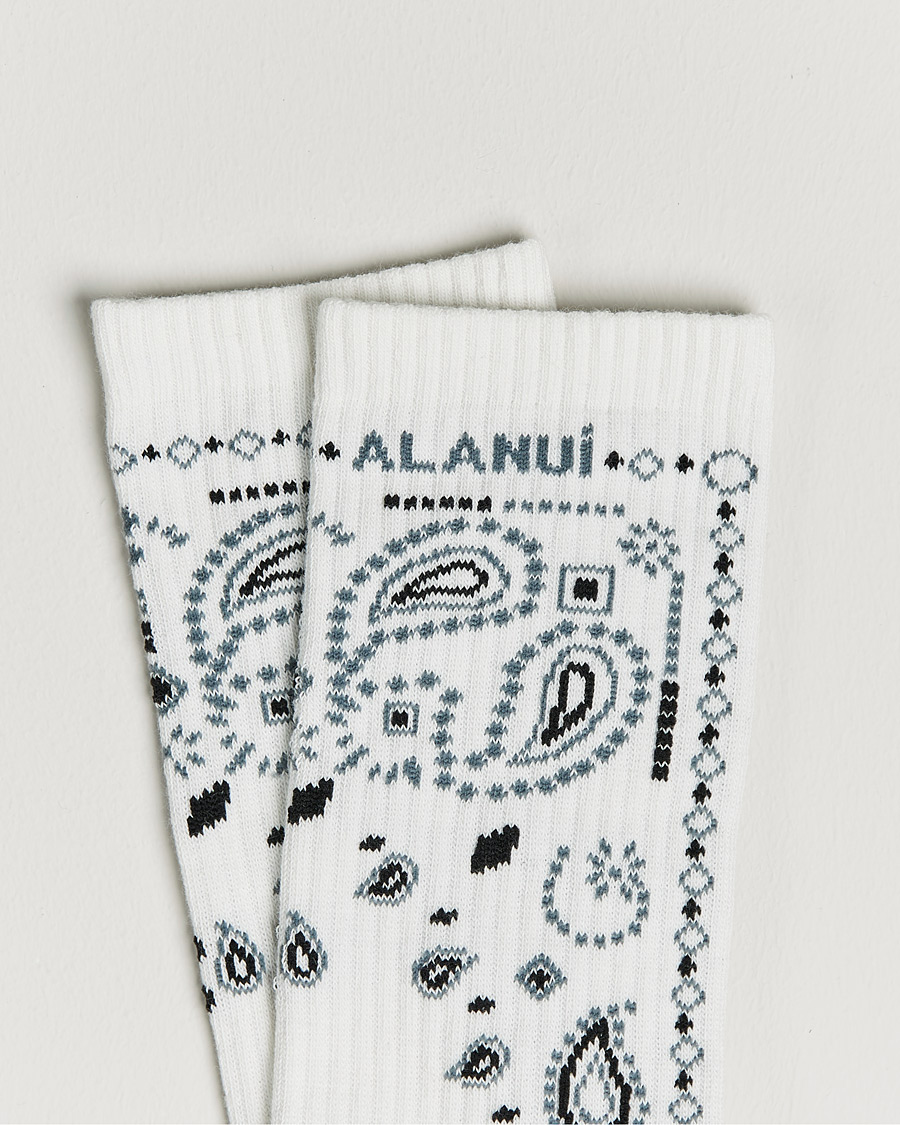 Mies | Alusvaatteet | Alanui | Bandana Printed Socks White