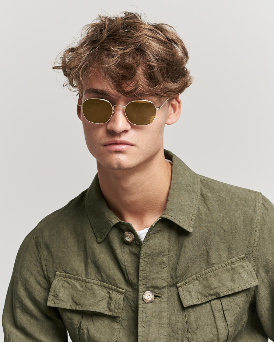 Mies |  | Oliver Peoples | Ades Sunglasses Gold