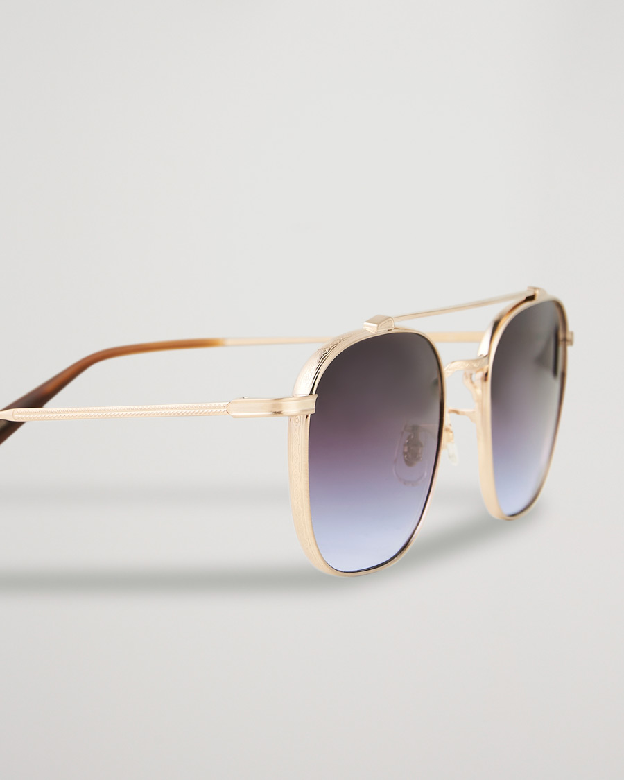 Mies | Oliver Peoples Mandeville Sunglasses Brushed Gold/Gradient Lens | Oliver Peoples | Mandeville Sunglasses Brushed Gold/Gradient Lens