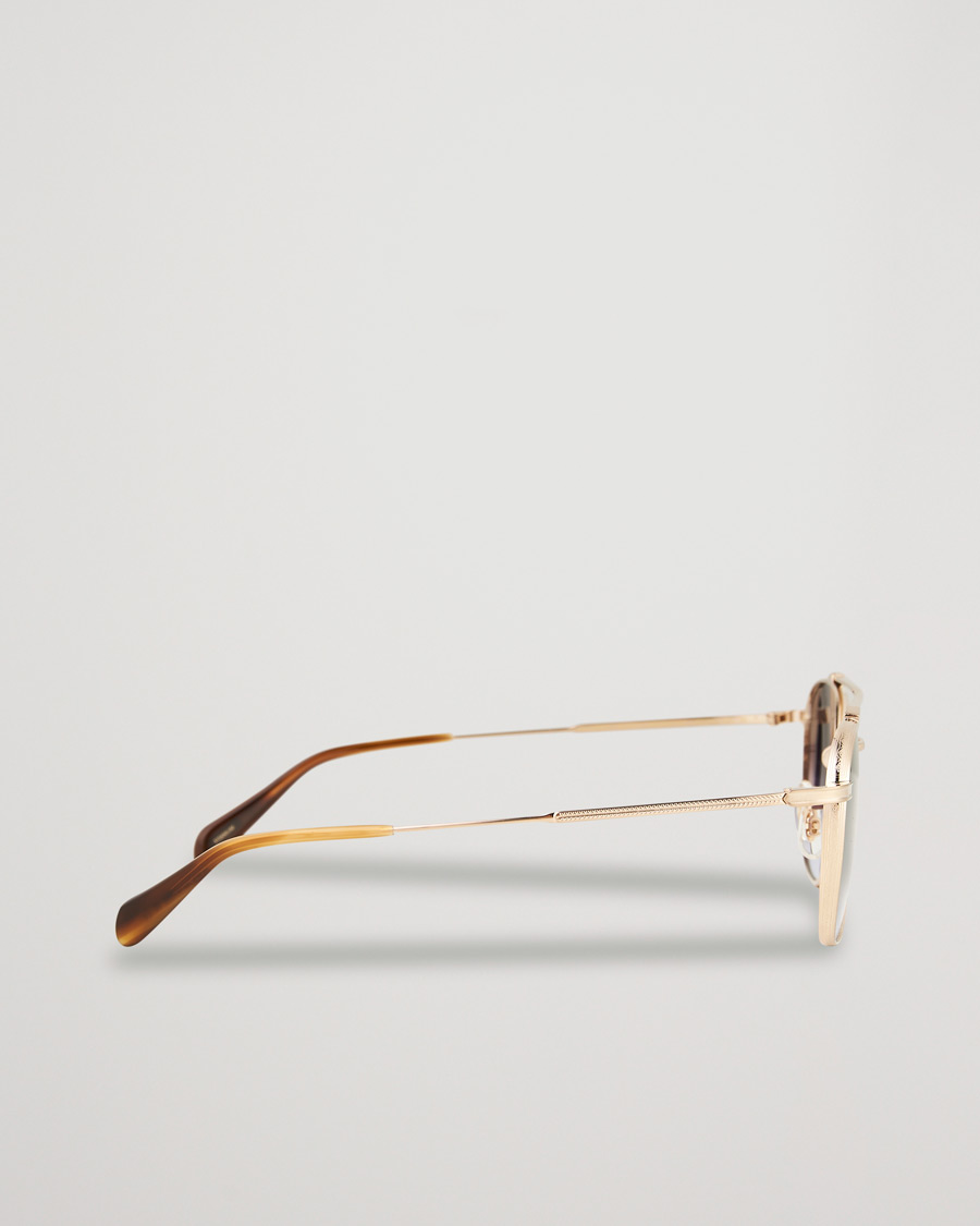 Mies | Oliver Peoples Mandeville Sunglasses Brushed Gold/Gradient Lens | Oliver Peoples | Mandeville Sunglasses Brushed Gold/Gradient Lens