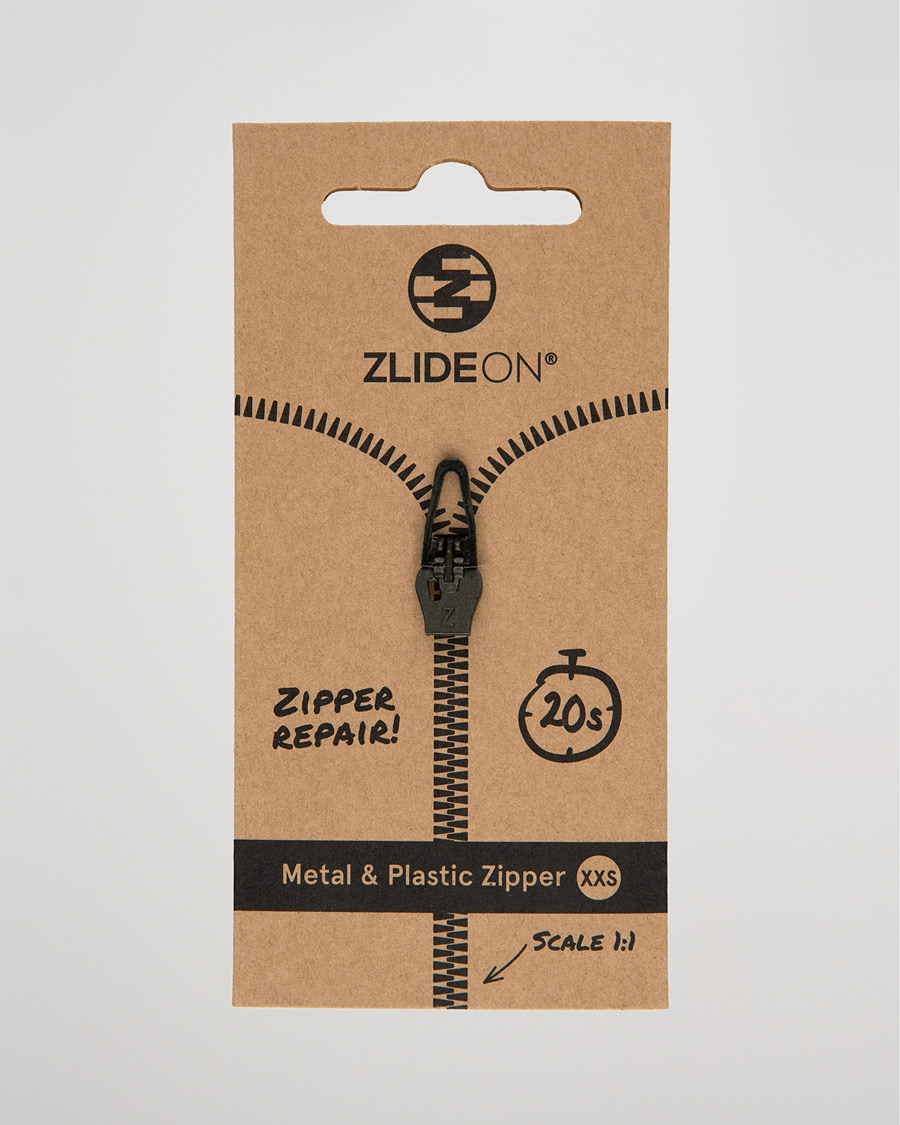 Mies |  | ZlideOn | Normal  Plastic & Metal Zipper Black XXS 