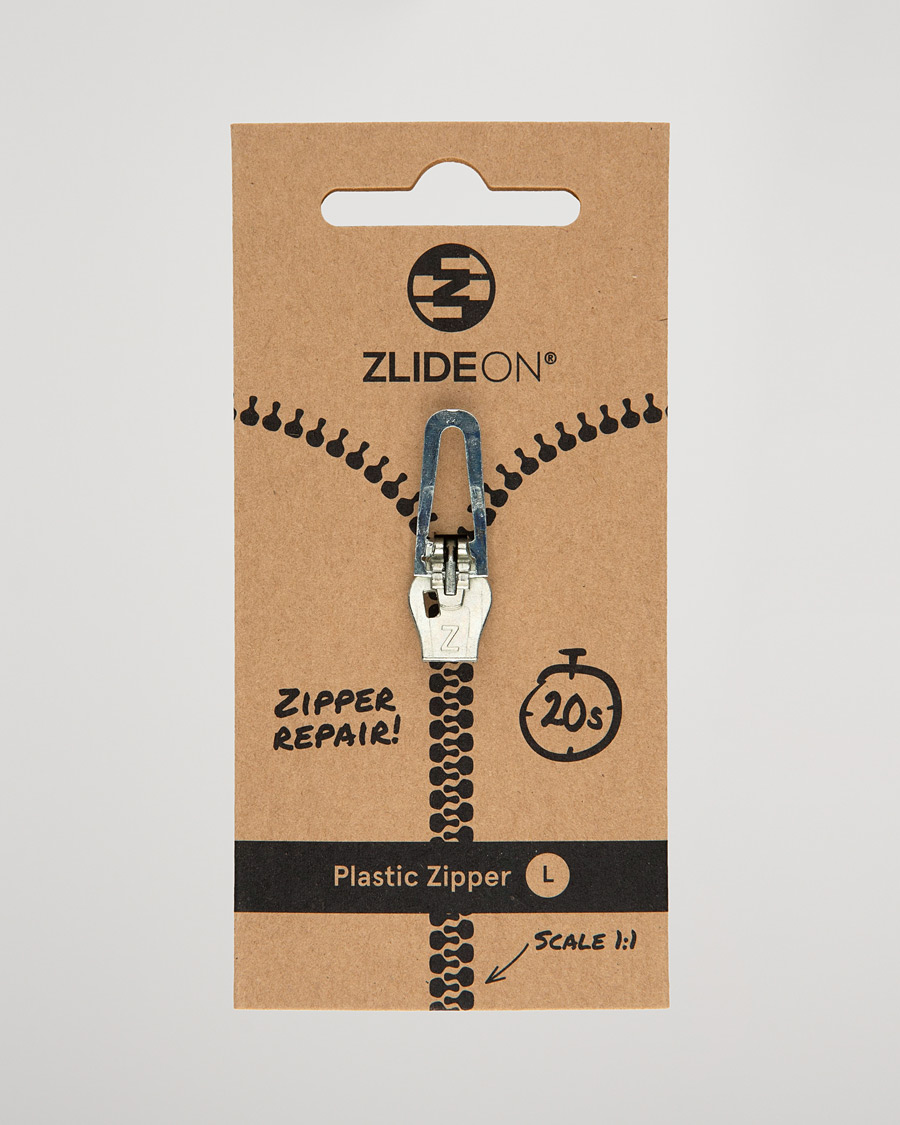 Mies | Vaatehuolto | ZlideOn | Normal Plastic Zipper Silver L