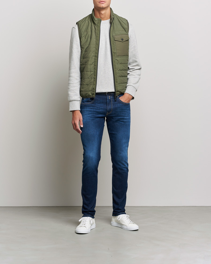 Mies | Farkut | Replay | Anbass Hyperflex Recyceled 360 Jeans Dark Blue