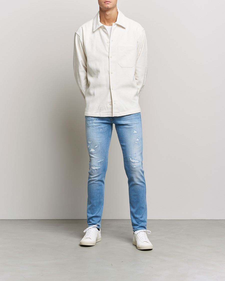 Mies | Farkut | Replay | Anbass 20 Years Wash Jeans Light Blue