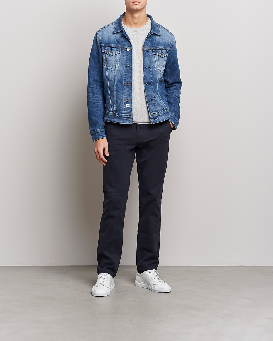 Mies | Takit | Replay | 5 Years Aged Denim Jacket Light Blue