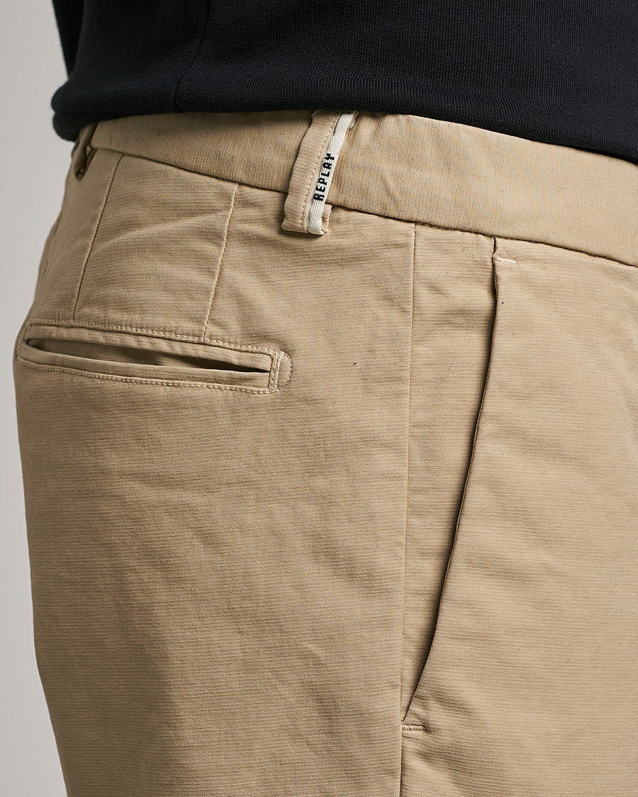 Mies | Housut | Replay | Sartoriale Comfort Stretch Chinos Light Khaki