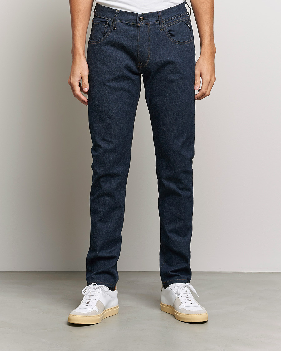 Mies | Farkut | Replay | Sartoriale Regular Fit Hyperflex Jeans Indigo Blue