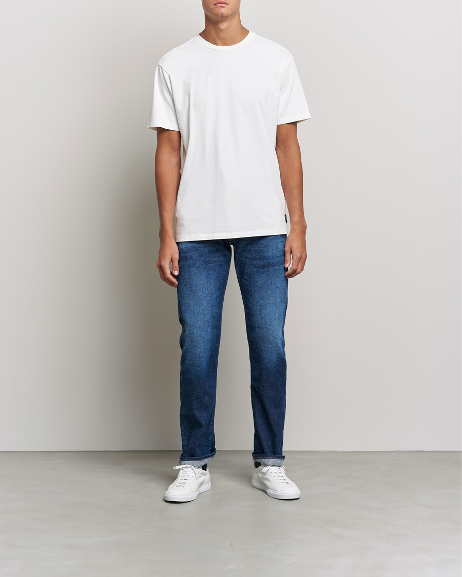 Mies | T-paidat | Replay | Sartoriale Heavy Crew Neck T-Shirt Chalk White