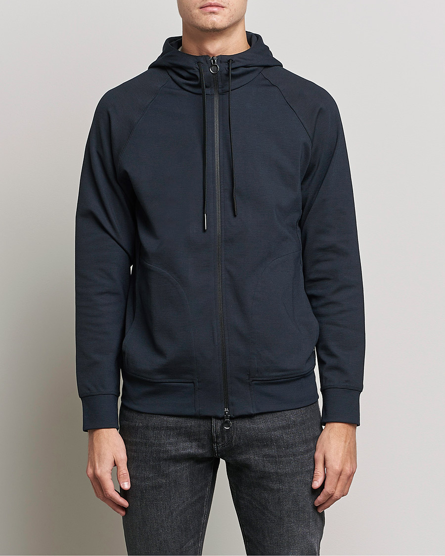 Mies | Puserot | Replay | Sartoriale Shiny Full Zip Hoodie Dark Blue