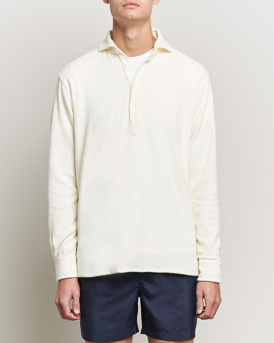 Mies | The Resort Co | The Resort Co | Terry Popover Shirt White