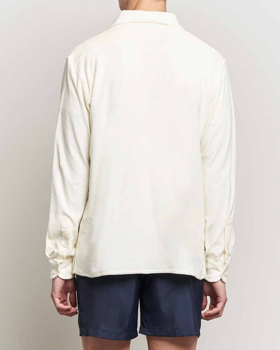 Mies | Kauluspaidat | The Resort Co | Terry Popover Shirt White