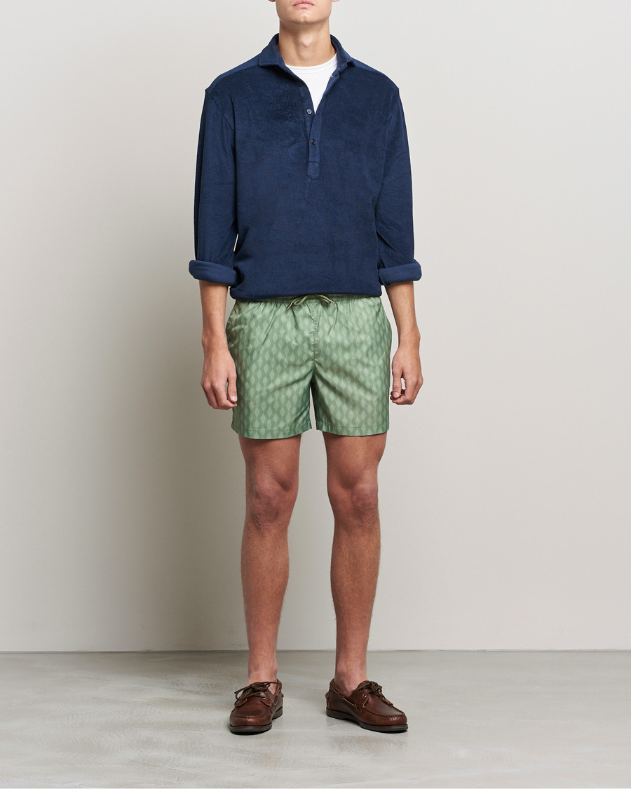 Mies | Kauluspaidat | The Resort Co | Terry Popover Shirt Navy