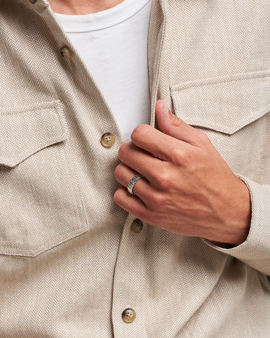 Mies | Tom Wood Cushion Band Ring Silver | Tom Wood | Cushion Band Ring Silver