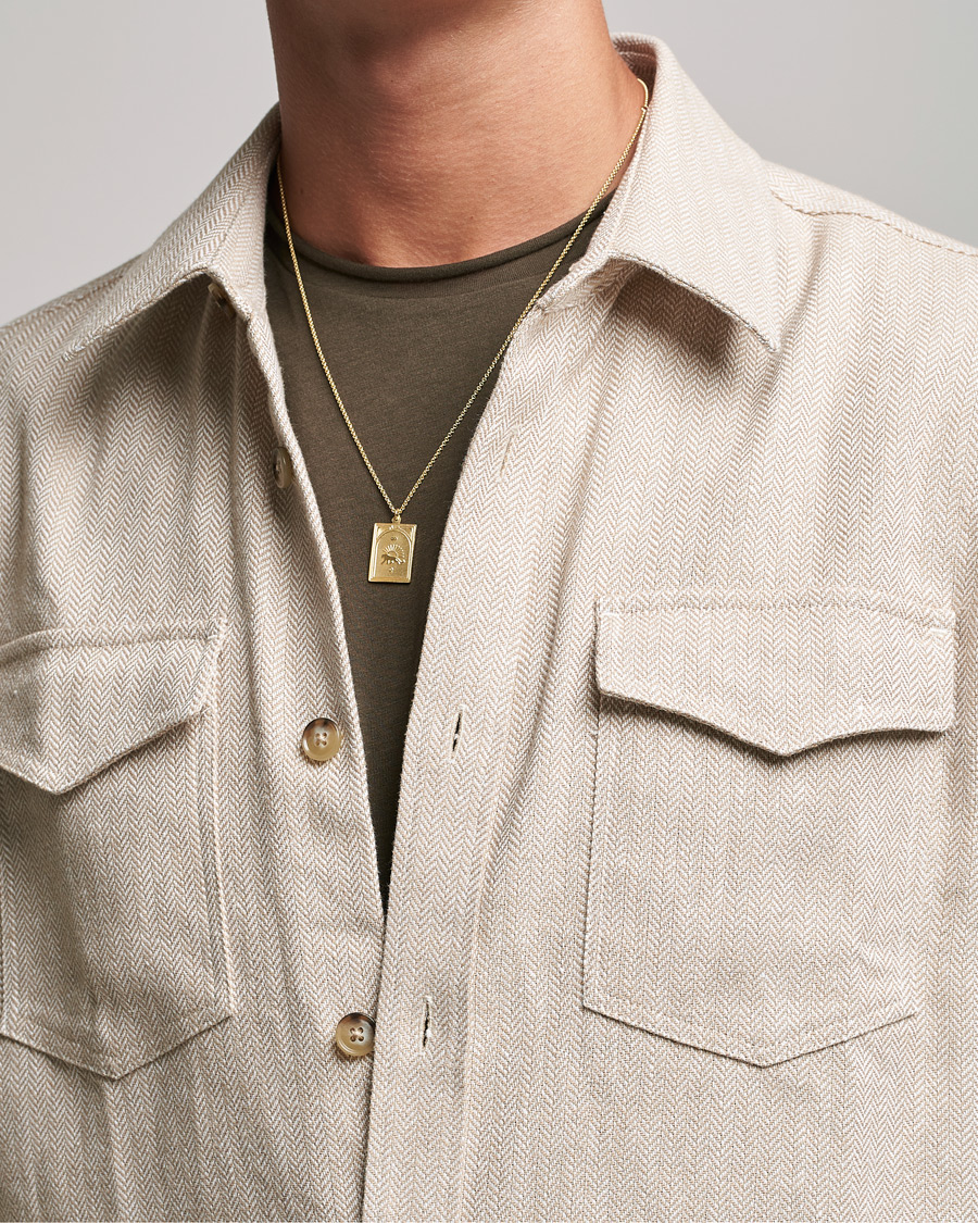 Mies | Korut | Tom Wood | Tarot Strength Pendant Necklace Gold