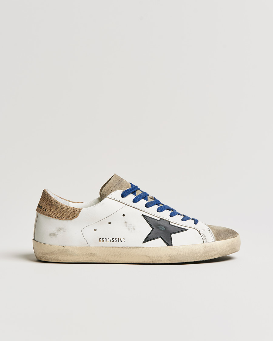 Mies | Golden Goose Deluxe Brand Super-Star Sneakers White/Black | Golden Goose | Deluxe Brand Super-Star Sneakers White/Black