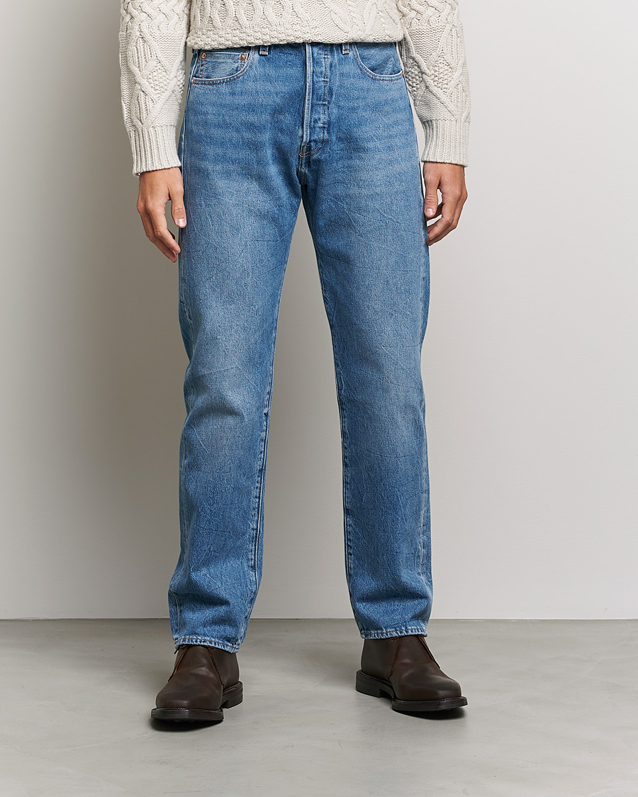 Mies | American Heritage | Levi's Made & Crafted | 501 Original Fit Stretch Jeans Mendicio Indigo