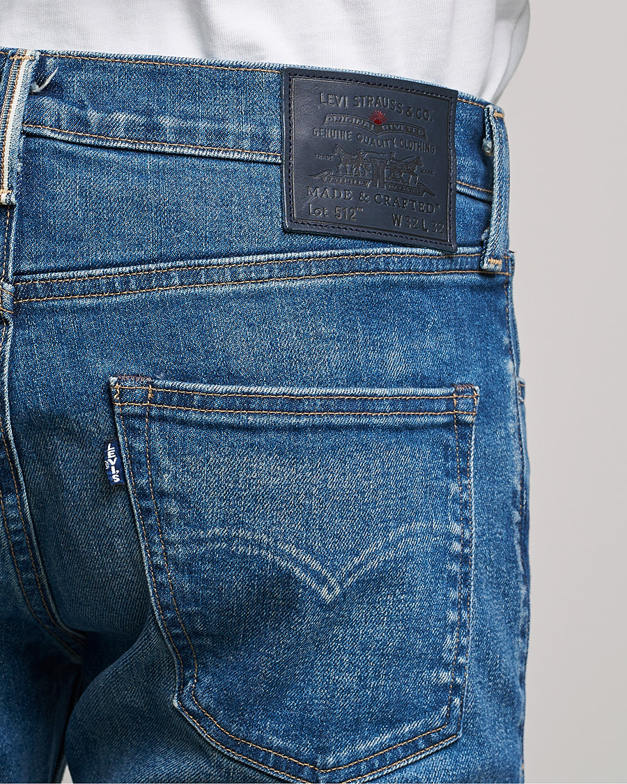 Mies | Farkut | Levi's Made & Crafted | 512 Slim Fit Stretch Jeans Aokigahara Mij Indigo Worn