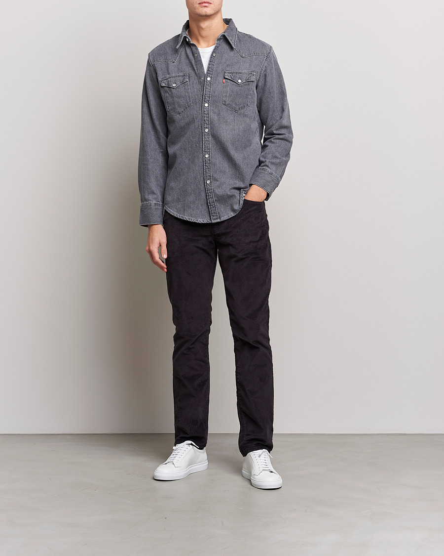 Mies | American Heritage | Levi's | Barstow Western Standard Shirt Gray Stonewash
