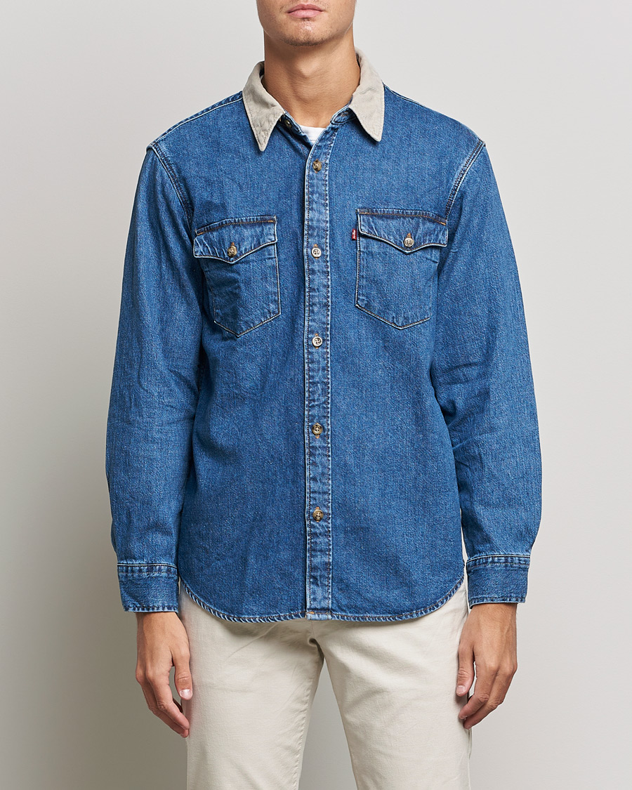 Mies | Kauluspaidat | Levi's | Relaxed Fit Western Shirt Blue Stone Wash
