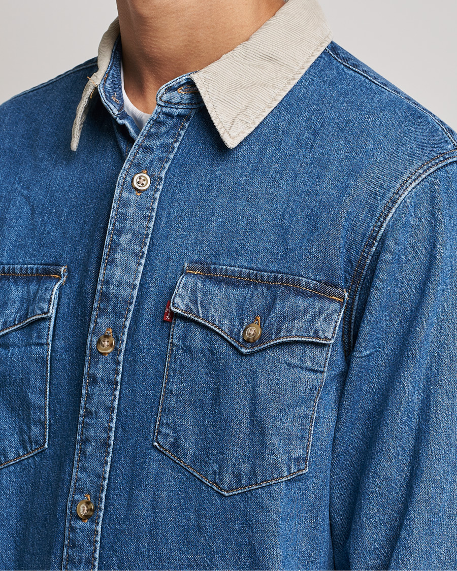 Mies | Kauluspaidat | Levi's | Relaxed Fit Western Shirt Blue Stone Wash