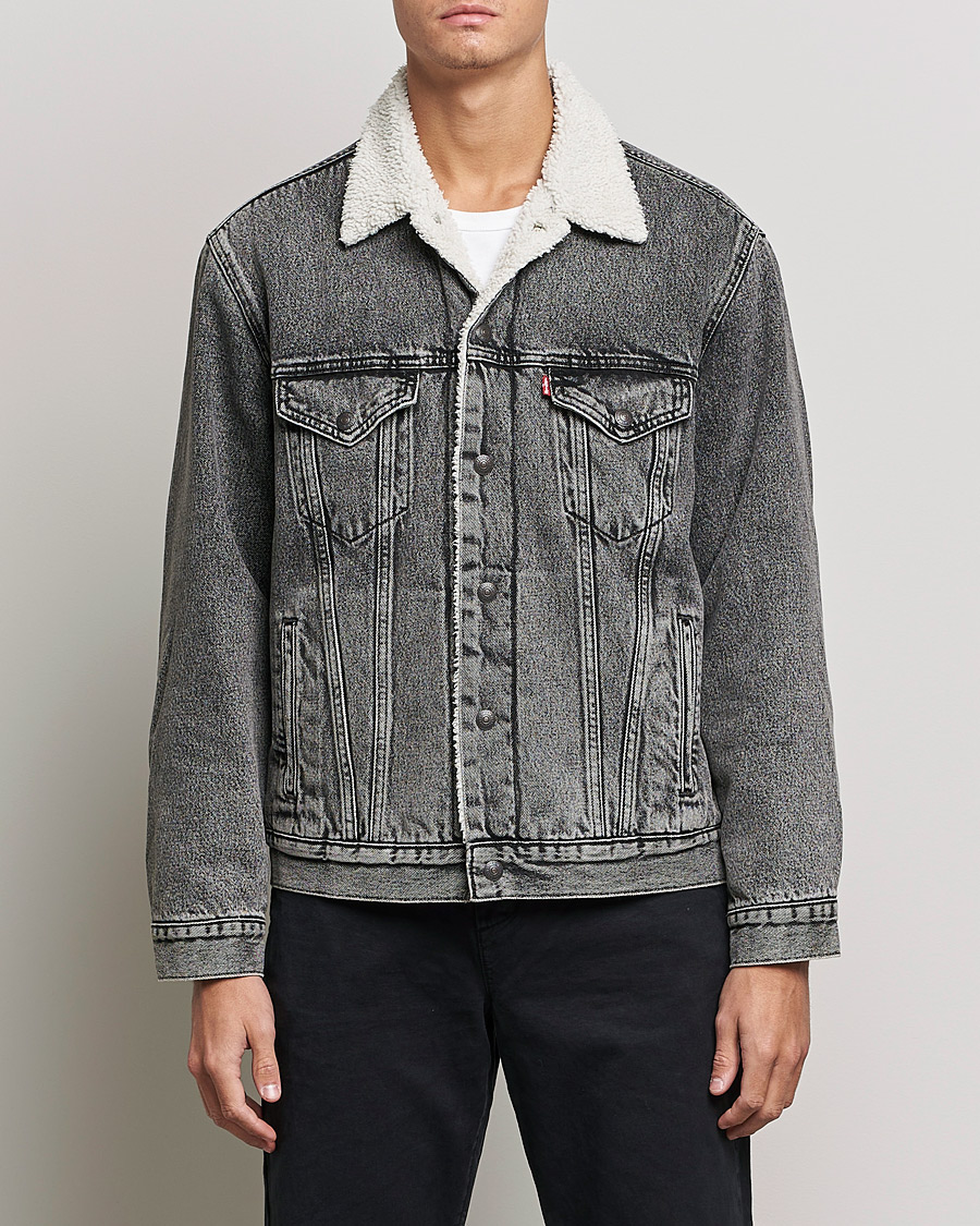 Mies | Takit | Levi's | Type III Sherpa Trucker Medium Gray