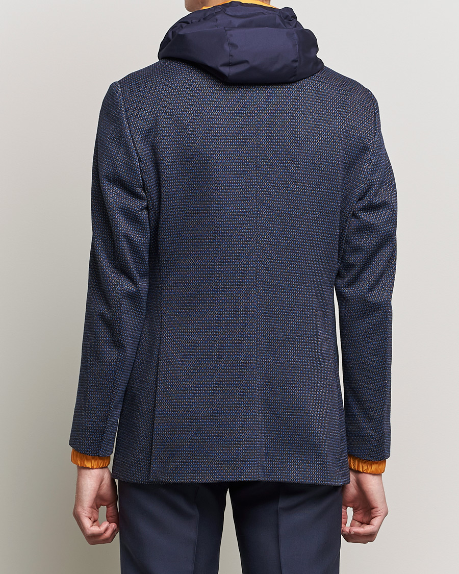 Mies | Pikkutakit | Etro | Hooded Jersey Blazer Navy