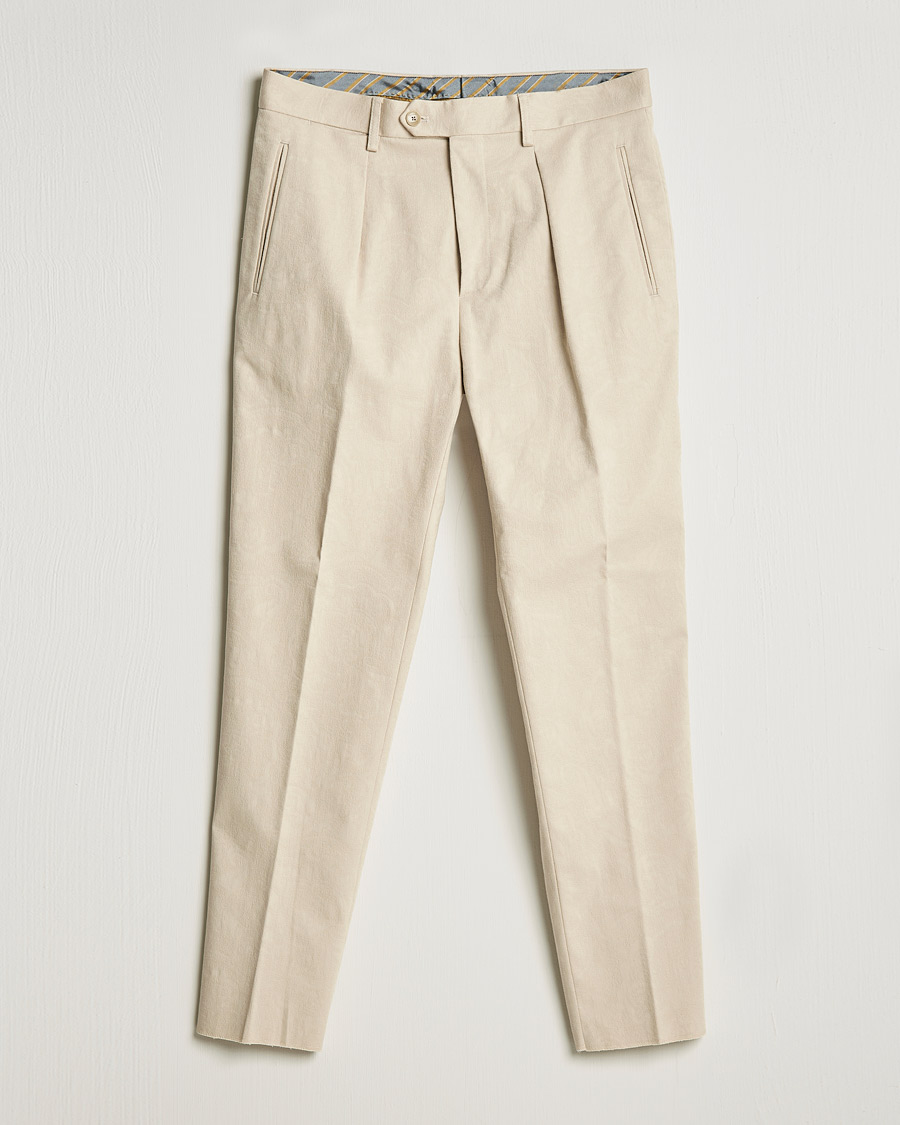 Mies | Housut | Etro | Pleated Trousers Beige
