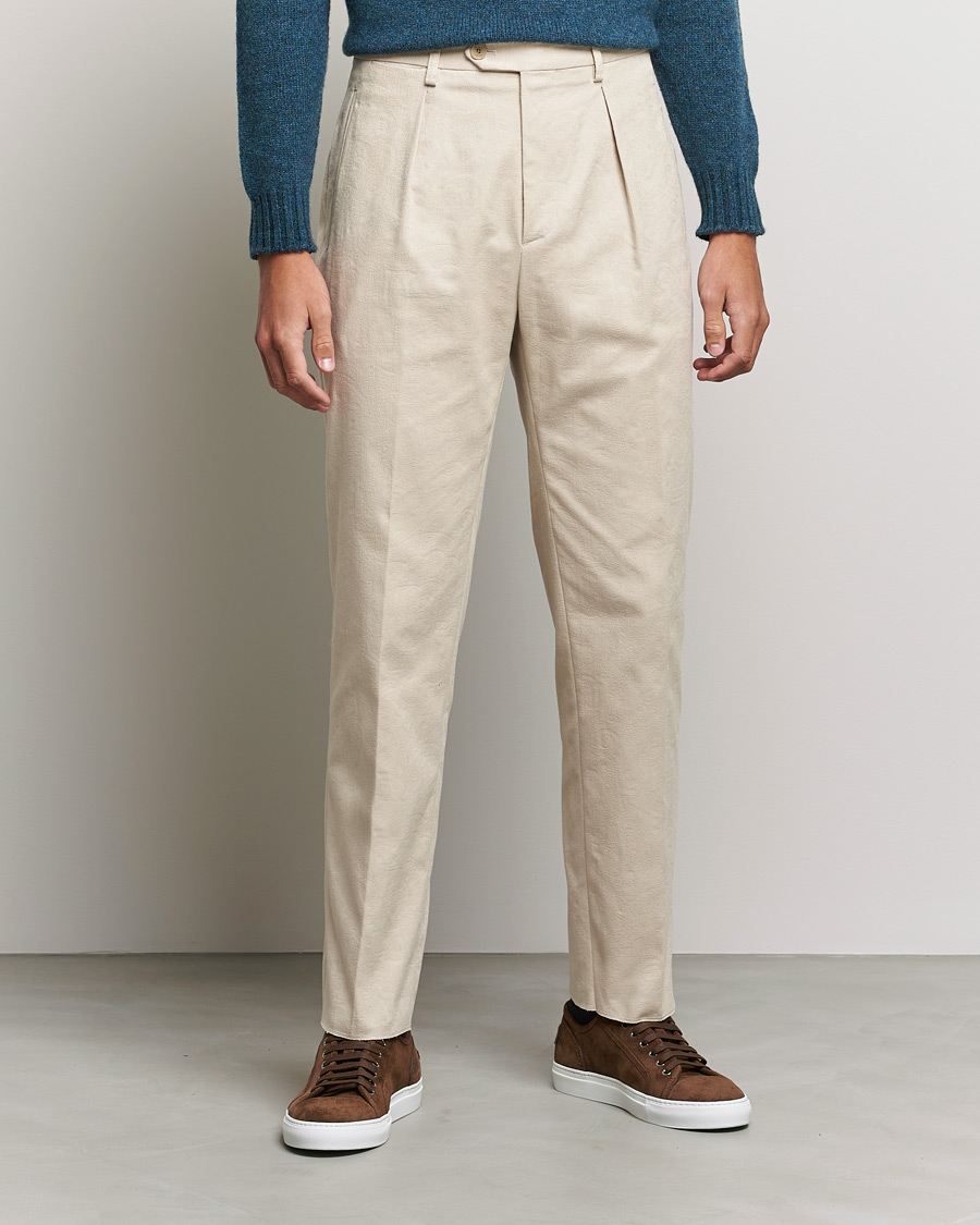 Mies |  | Etro | Pleated Trousers Beige