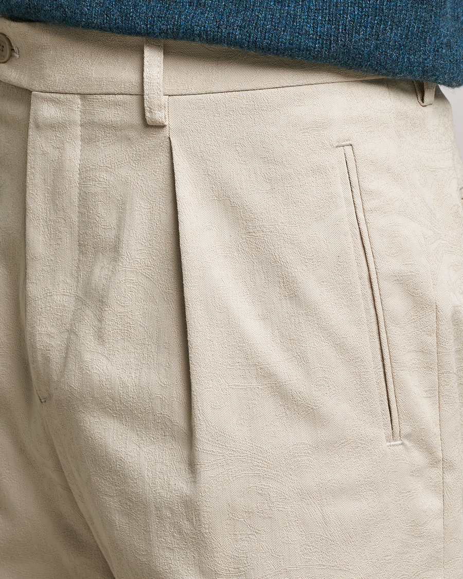 Mies | Housut | Etro | Pleated Trousers Beige