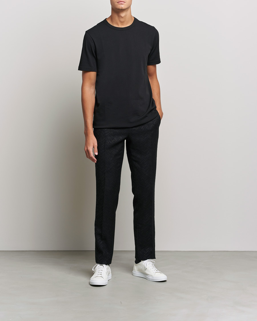 Mies | Housut | Etro | Flat Front Evening Trousers Black