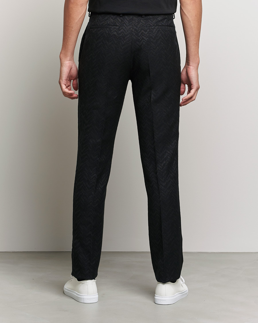 Mies | Housut | Etro | Flat Front Evening Trousers Black