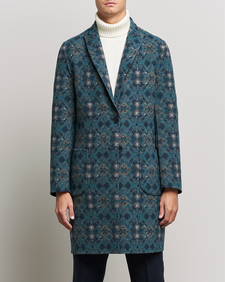 Mies | Takit | Etro | Deconstructed Reversible Coat Navy