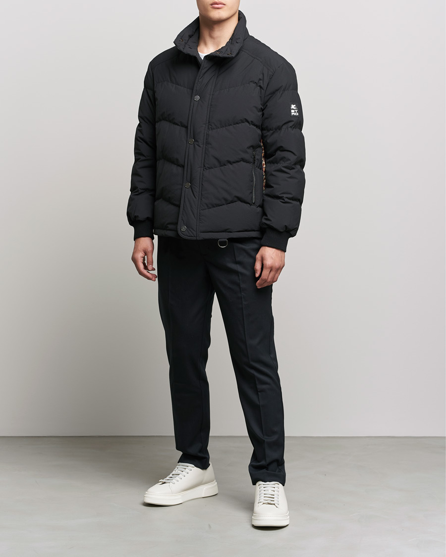 Mies | Takit | Etro | Printed Down Jacket Black