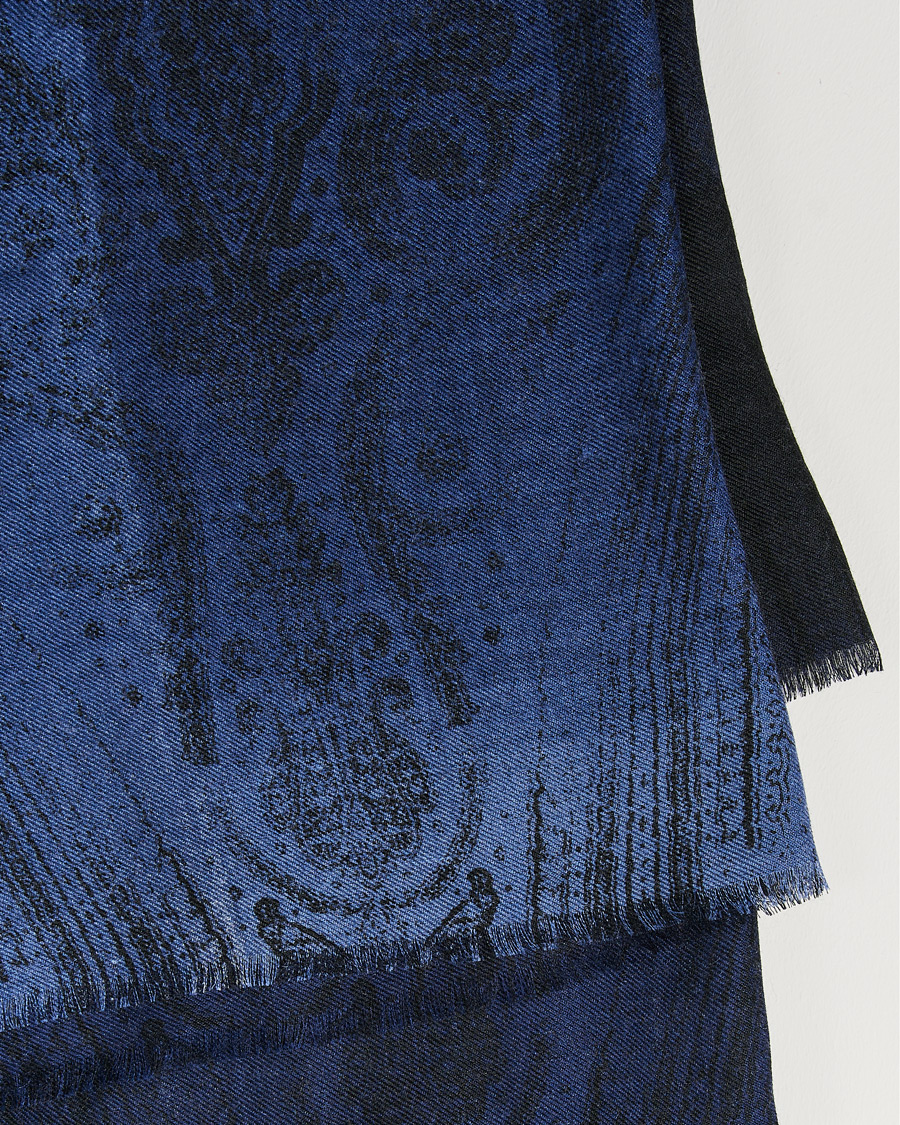 Mies | Etro Printed Cashmere Scarf Navy | Etro | Printed Cashmere Scarf Navy