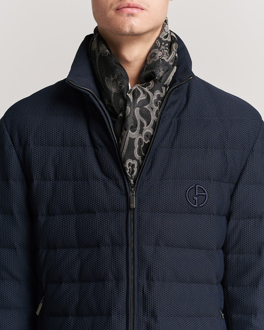 Mies | Etro Floral Jacquard Scarf Black | Etro | Floral Jacquard Scarf Black