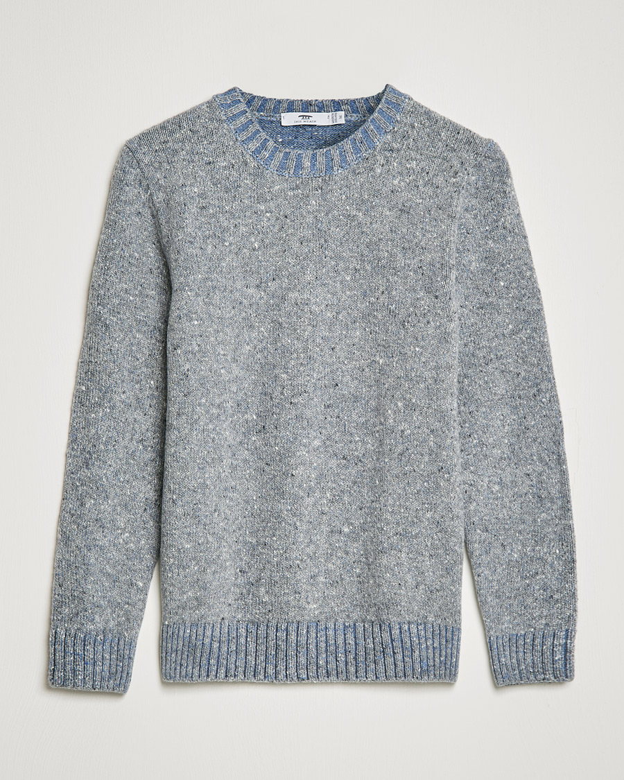 Miehet |  | Inis Meáin | Wool/Cashmere Crew Neck Grey/Blue