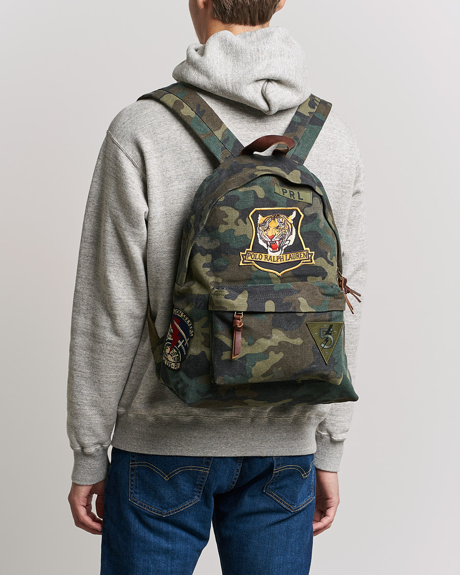 Mies |  | Polo Ralph Lauren | Camo Canvas Backpack Olive