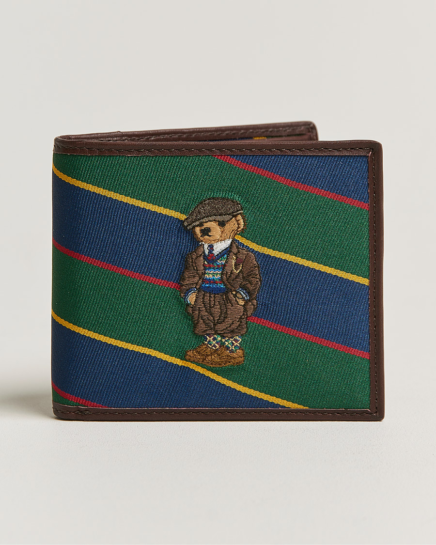 Mies | Polo Ralph Lauren Bear Leather Billfold Wallet Multi | Polo Ralph Lauren | Bear Leather Billfold Wallet Multi