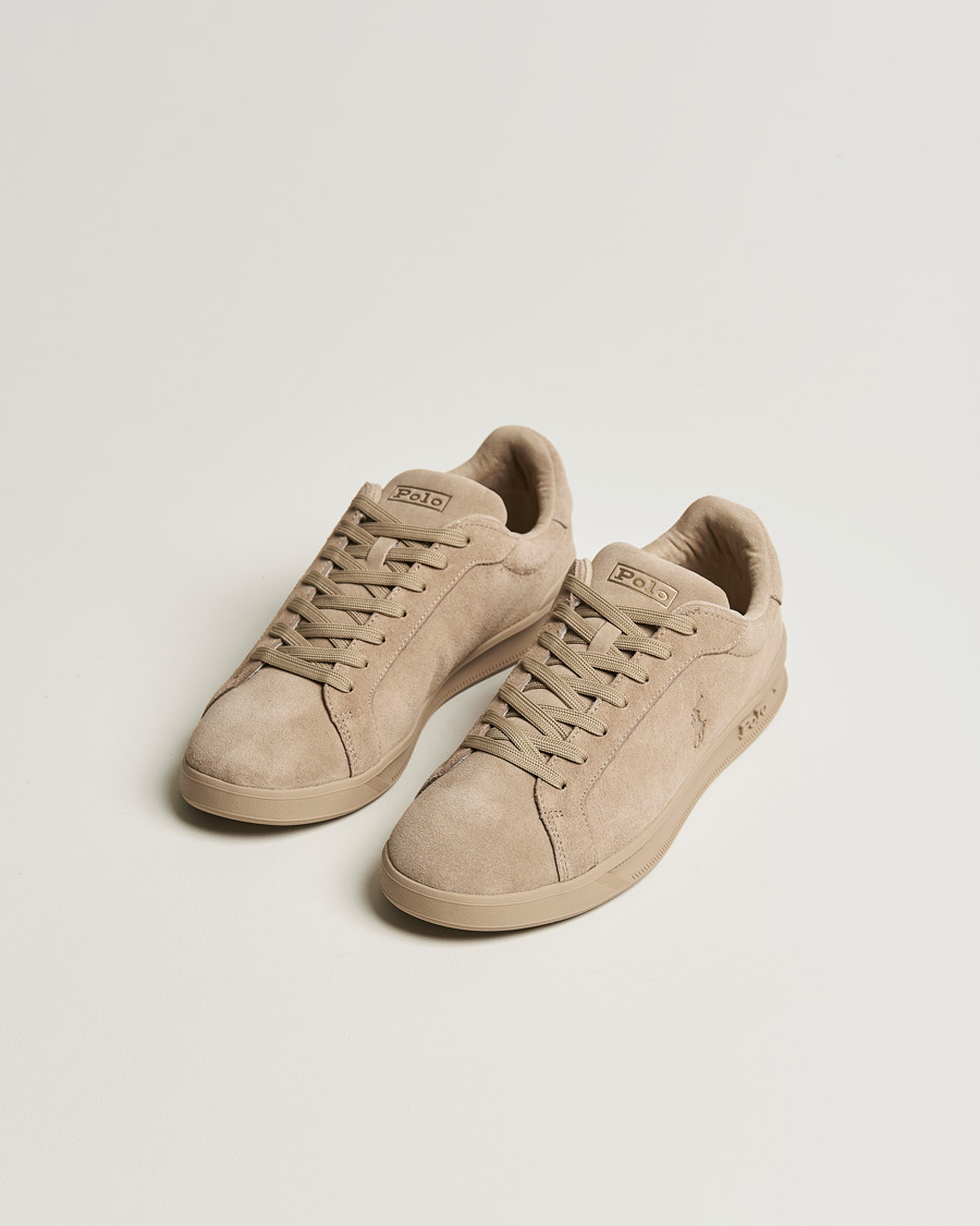 Mies |  | Polo Ralph Lauren | Heritage Court Suede Sneaker Milkshake