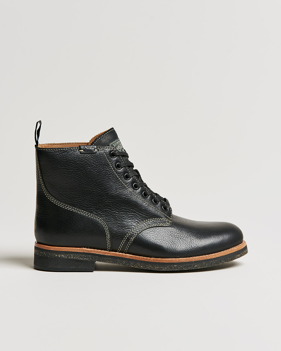 Mies | Nilkkurit | Polo Ralph Lauren | RL Oiled Leather Boot Black