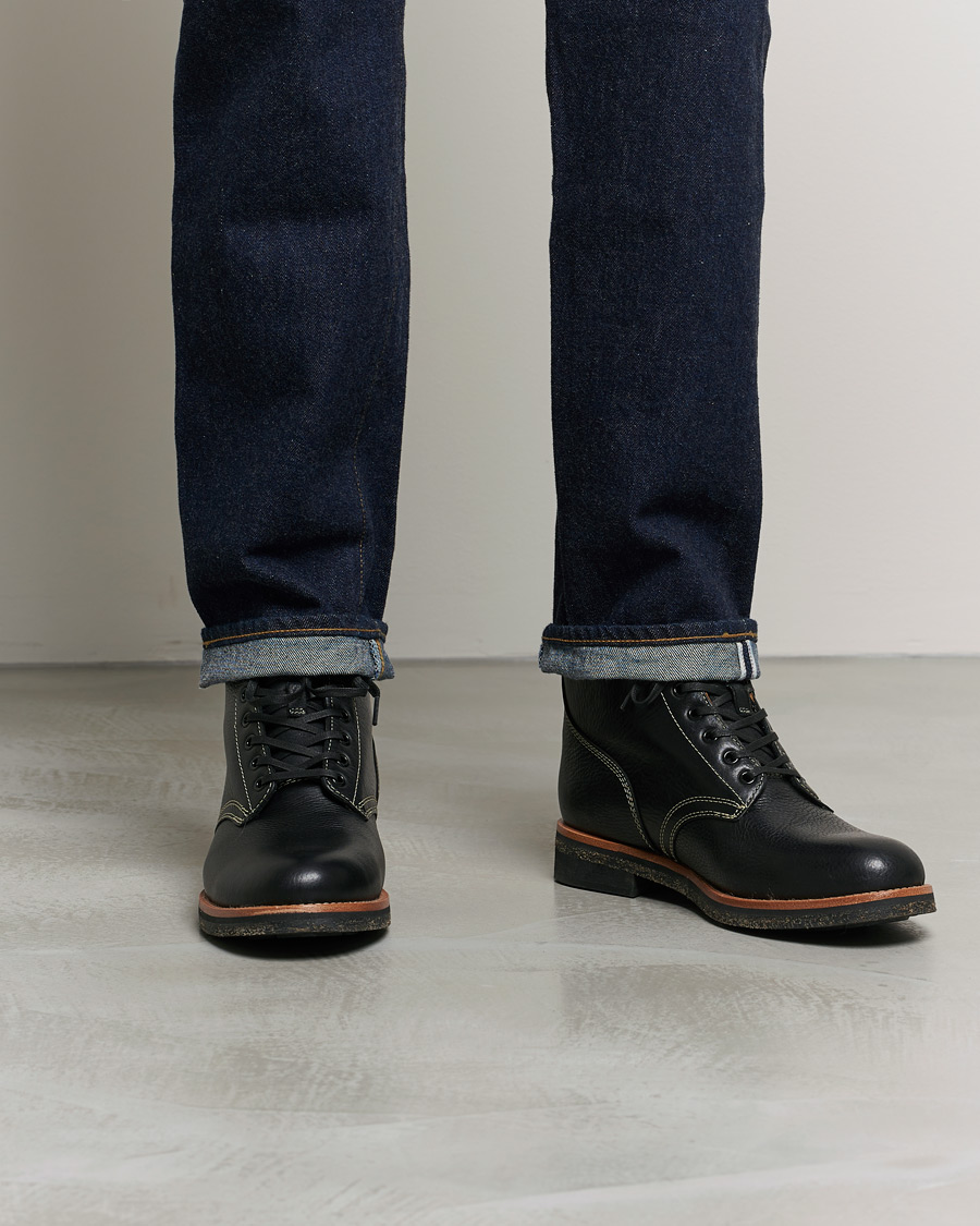 Mies | Nilkkurit | Polo Ralph Lauren | RL Oiled Leather Boot Black