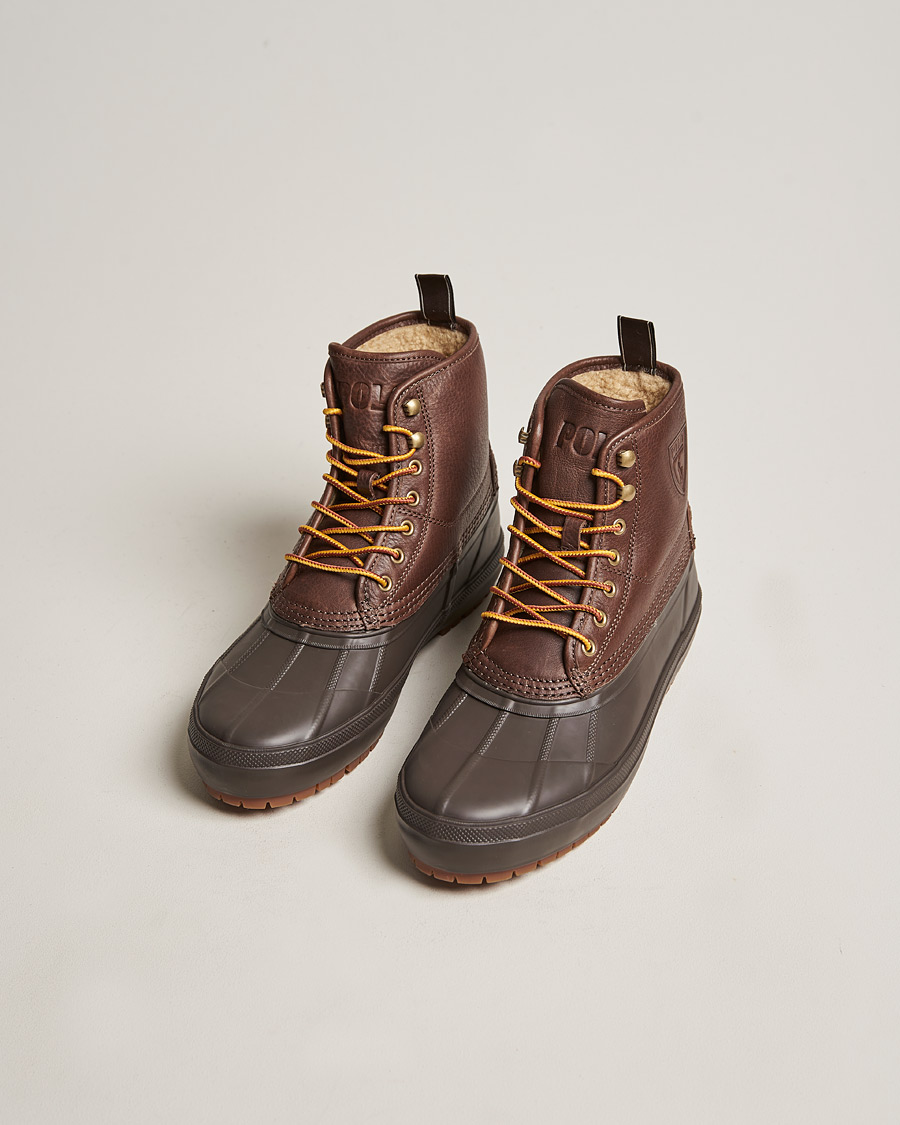 Mies | Polo Ralph Lauren Claus Leather Boots Dark Brown | Polo Ralph Lauren | Claus Leather Boots Dark Brown