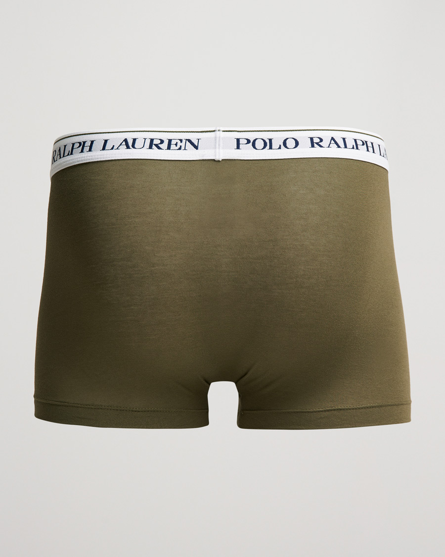 Mies | Alusvaatteet | Polo Ralph Lauren | 3-Pack Trunk Light Olive/Olive/Green