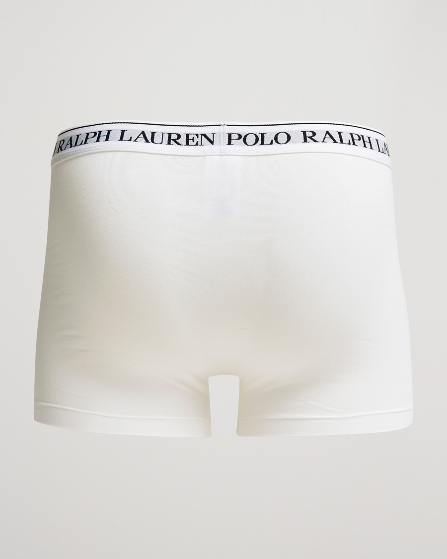 Mies | Alushousut | Polo Ralph Lauren | 3-Pack Trunk White/Charcoal/Black Pony
