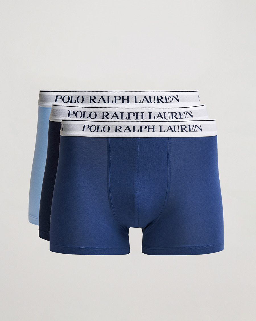 Mies | Alusvaatteet | Polo Ralph Lauren | 3-Pack Trunk Navy/Light Navy/Elite Blue