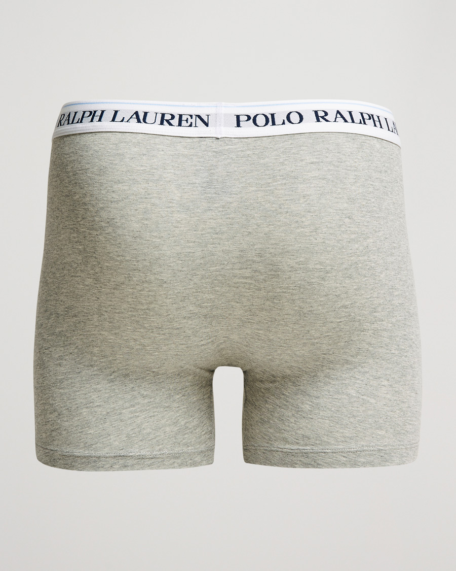 Mies | Alusvaatteet | Polo Ralph Lauren | 3-Pack Boxer Brief Heather/Grey/Charcoal